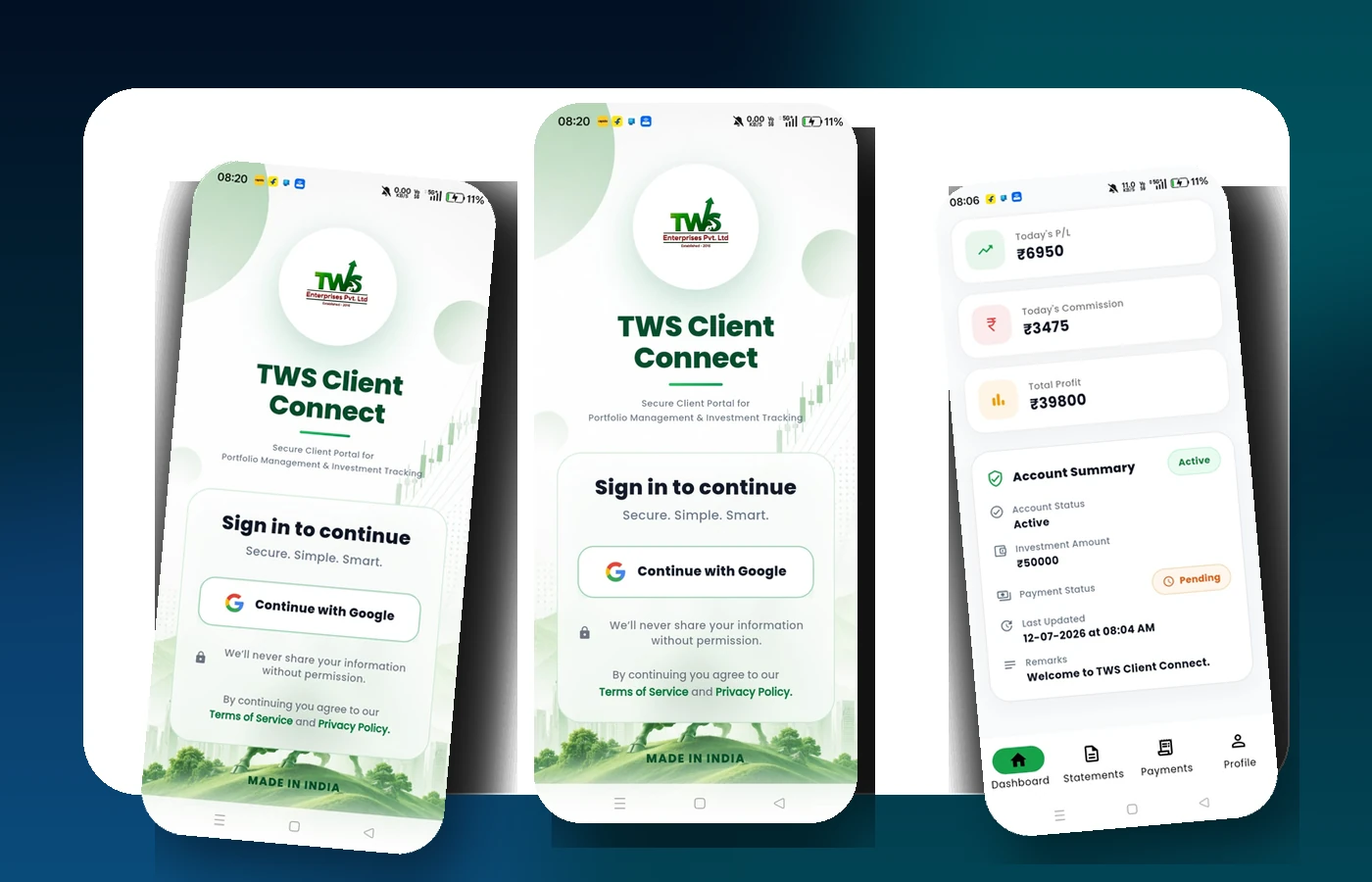 TWS Connect interface